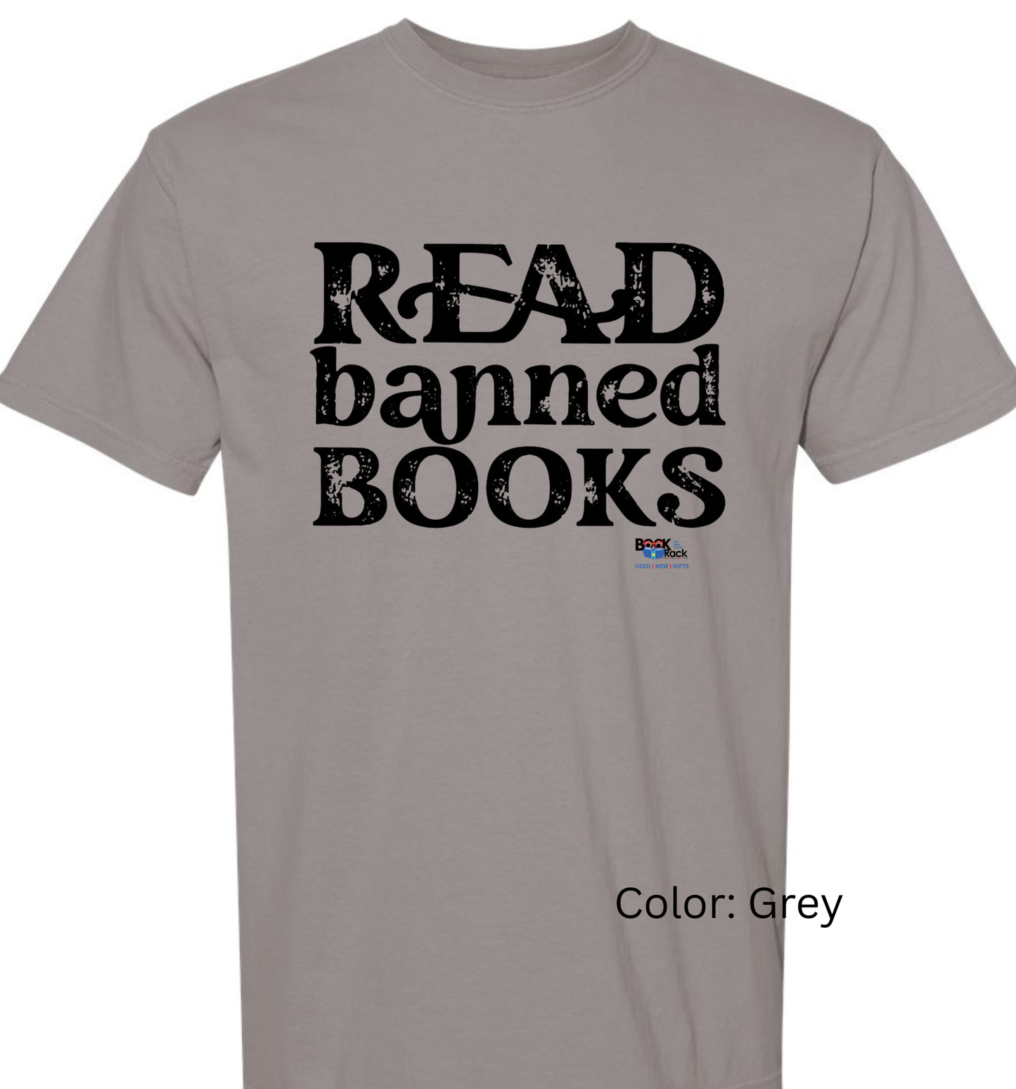 "READ banned books" Comfort Colors Tee - Fundraising Shirt for Local Area Children's Summer Reading Program