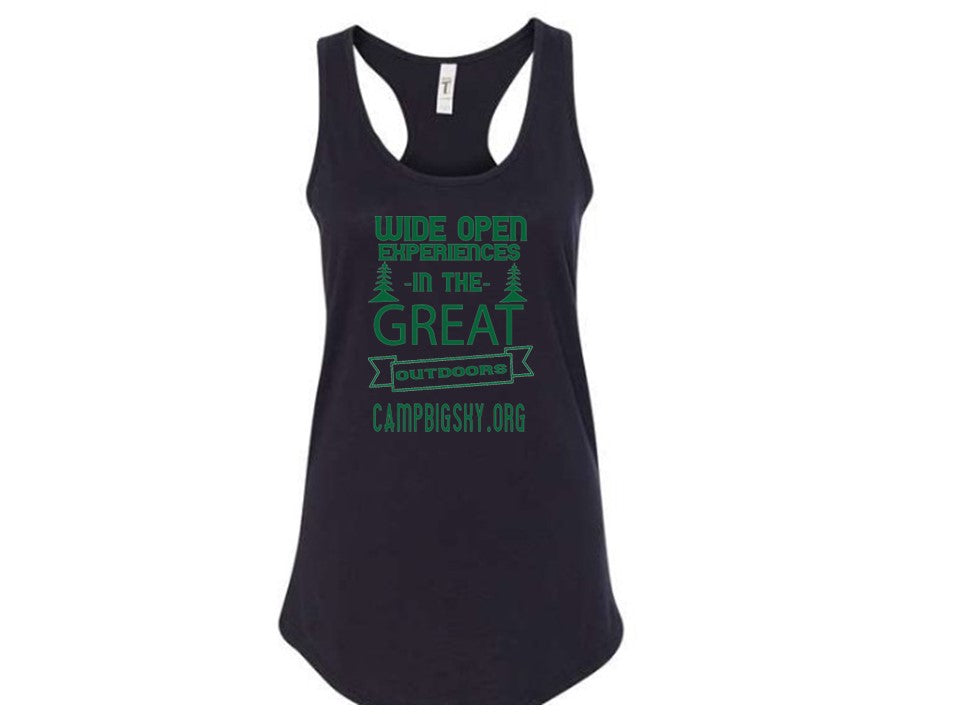 Camp Big Sky Wide Open Spaces Tank Tops