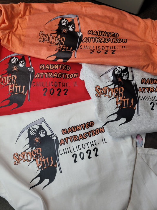 Spider Hill Haunted Attraction Shirts