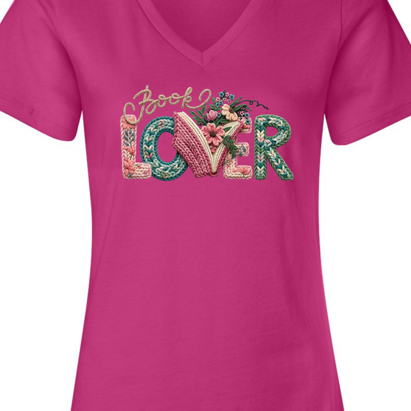 Peoria Bookfest 2025 Women's V Neck Book Lover Event Tee