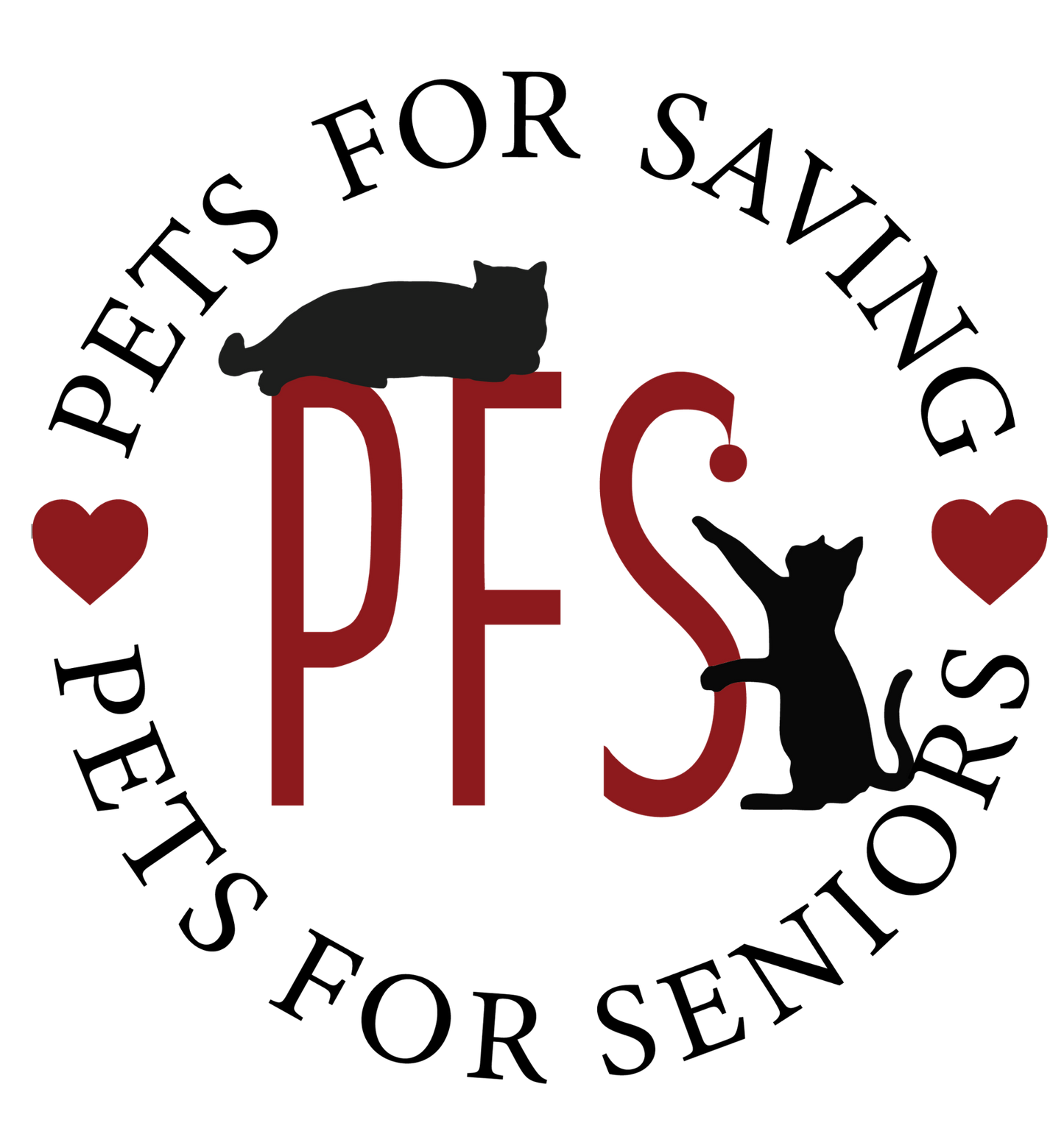 Pets for Seniors Logo Shirt - Bella Canvas Tee - Various Color Options