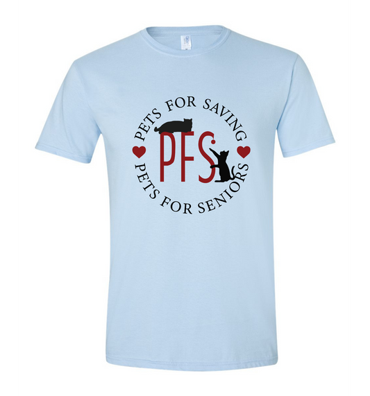 Pets for Seniors Logo Shirt - Bella Canvas Tee - Various Color Options