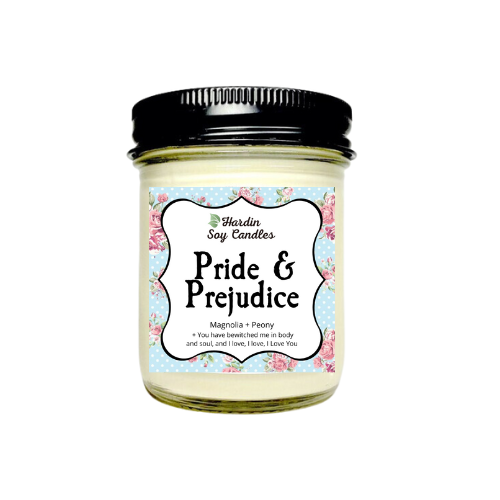 Pride & Prejudice Soy Candle - 8 ounce Jar