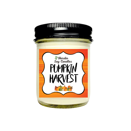 Pumpkin Harvest Soy Candle - 8 ounce Jar