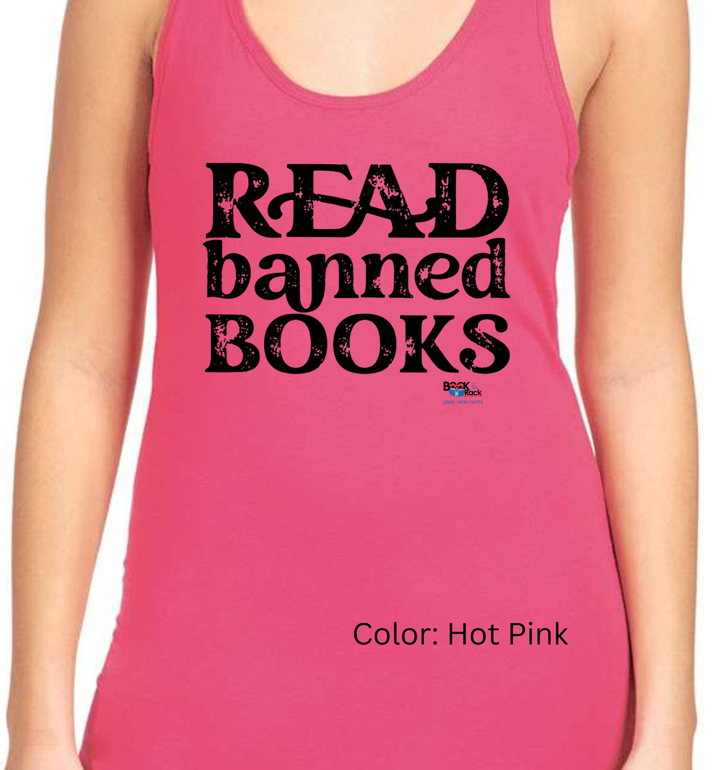 "READ banned books" ladies tank -