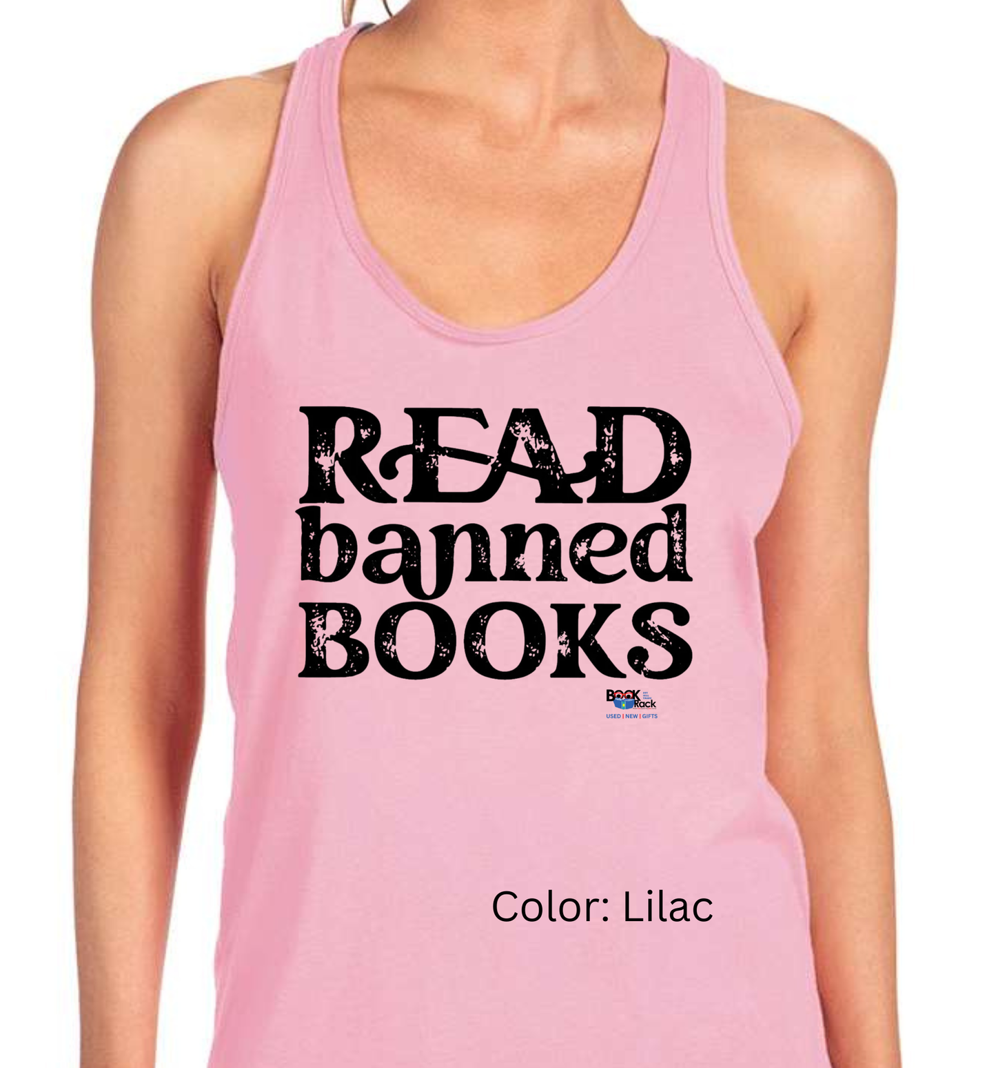 "READ banned books" ladies tank -