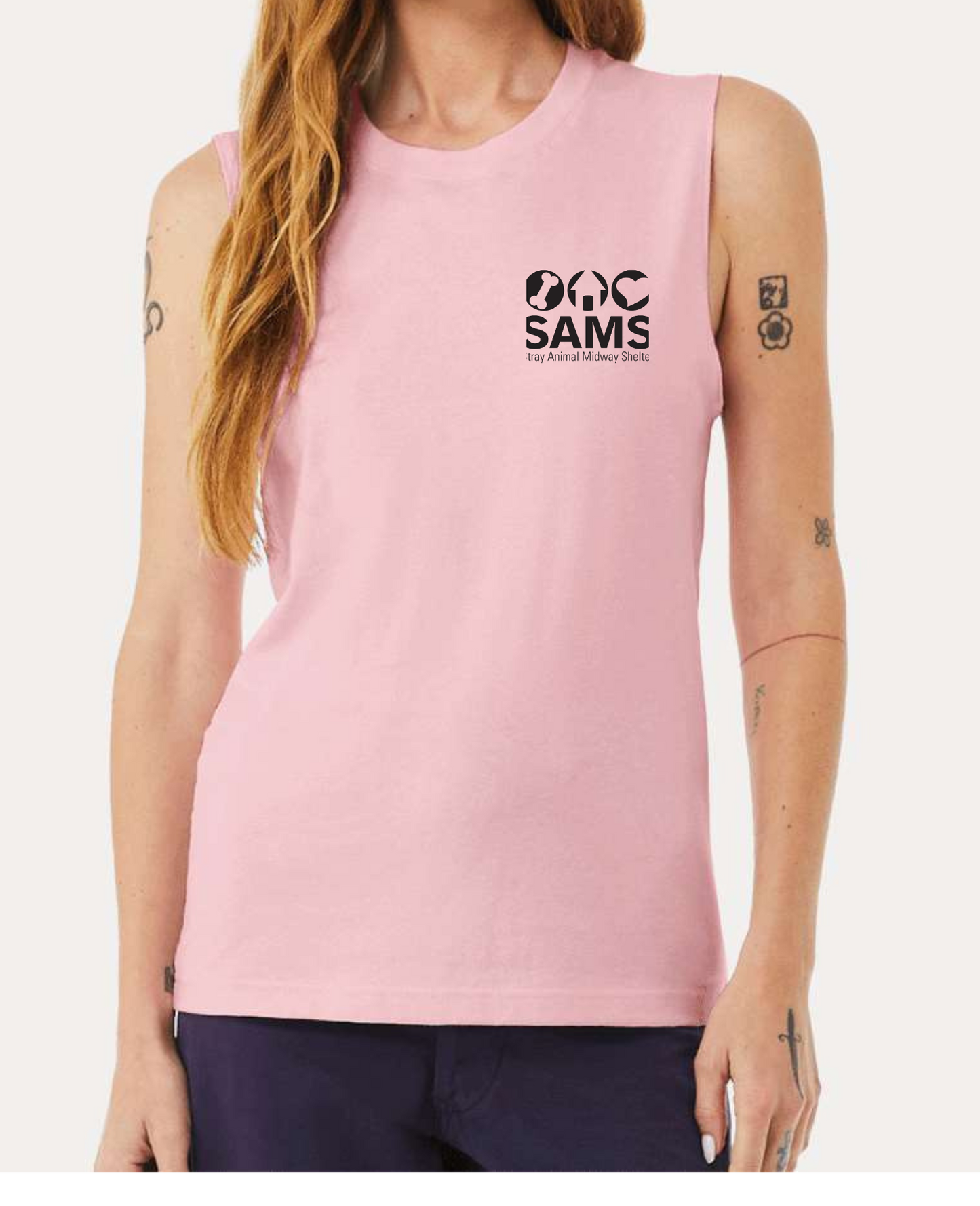 SAMS Rescue Volunteer Apparel - Jersey Muscle Tank