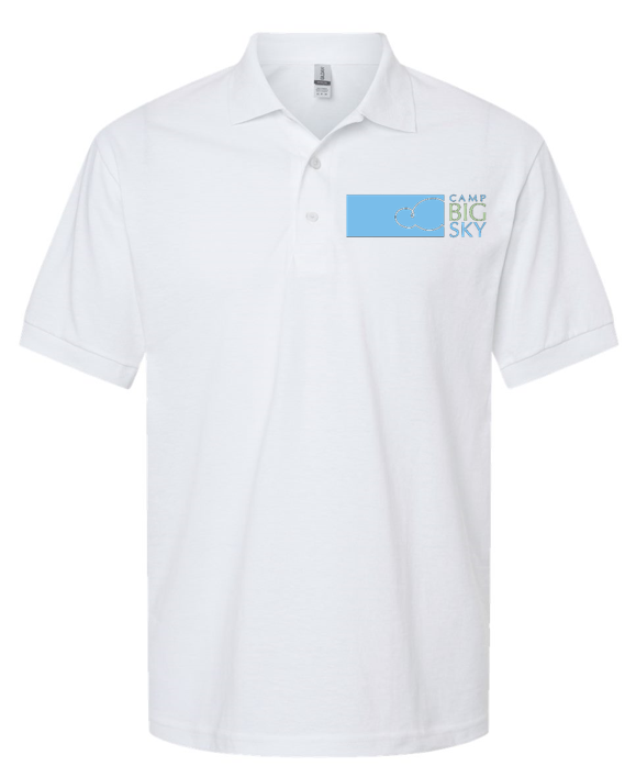 Camp Big Sky Fundraising Logo Polo shirts