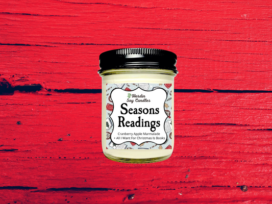Seasons Readings 8 oz Soy Candle - Made by Us at PBR!