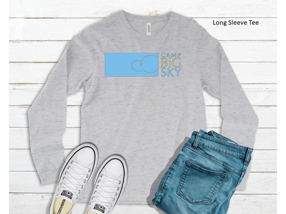 Camp Big Sky Fundraising Logo LONG SLEEVE T-Shirts