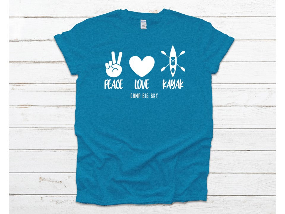 Camp Big Sky- Peace Love -T-Shirts