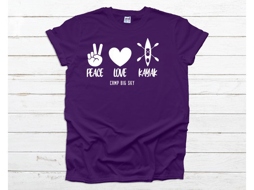 Camp Big Sky- Peace Love -T-Shirts