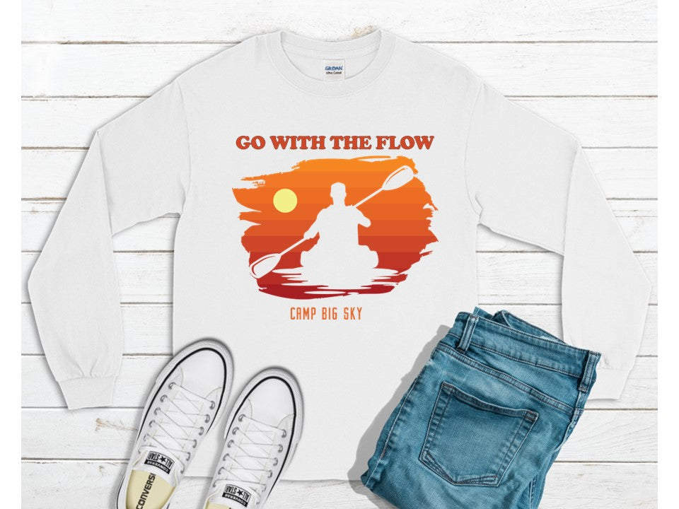 Camp Big Sky-Go Flow-  Crewneck Sweatshirts