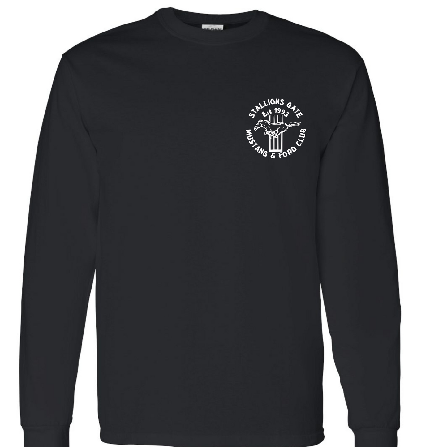 Stallions Gate Long Sleeve Tee - White Logo