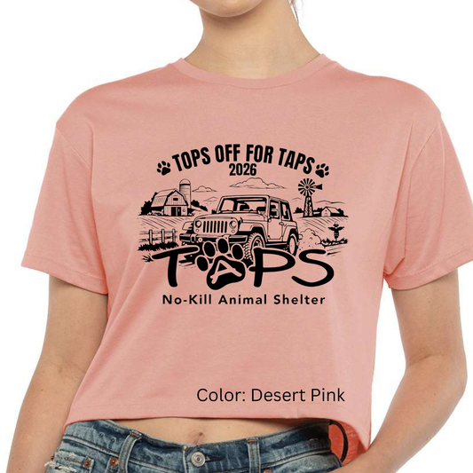 Tops off for TAPS No Kill Shelter Jeep Crawl 2026 - Crop Tops