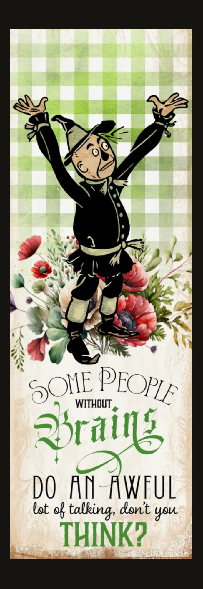 Wizard of Oz Scarecrow Bookmark