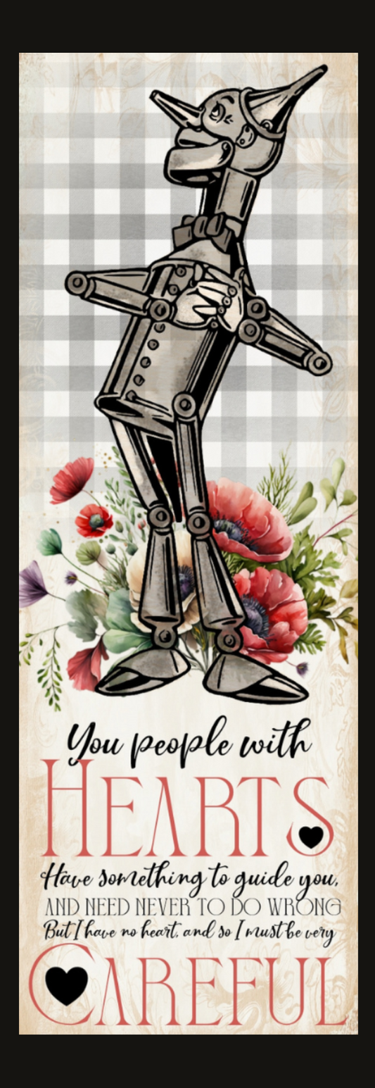 Wizard of Oz Tinman Bookmark