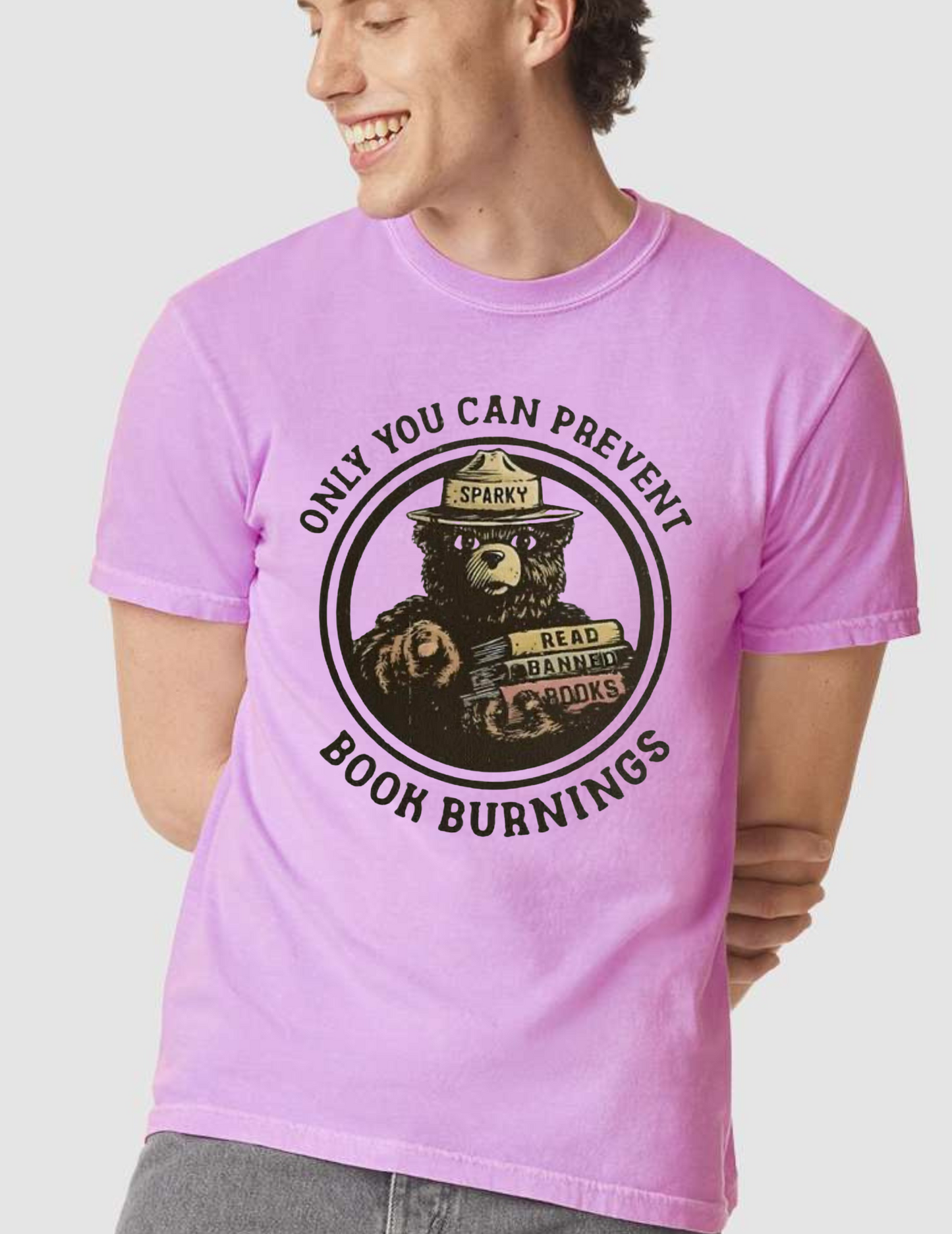 "Only You Can Prevent Book Burnings" Bella Canvas Tee