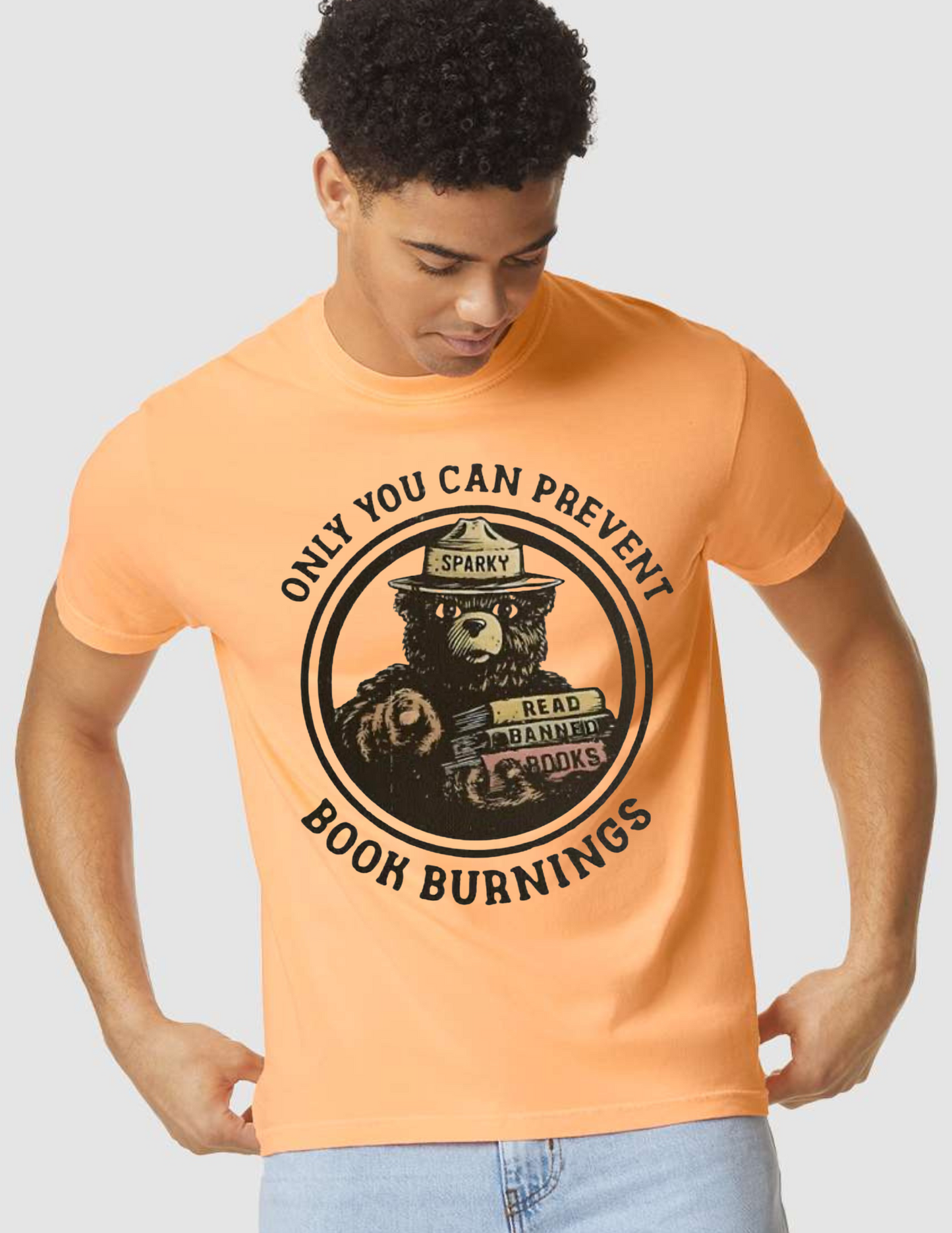 "Only You Can Prevent Book Burnings" Bella Canvas Tee