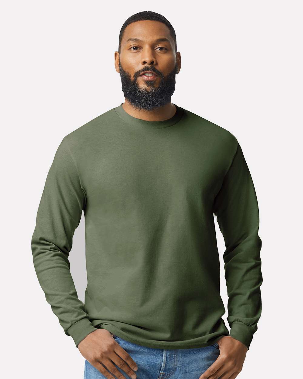 Stallions Gate Long Sleeve Tee - White Logo