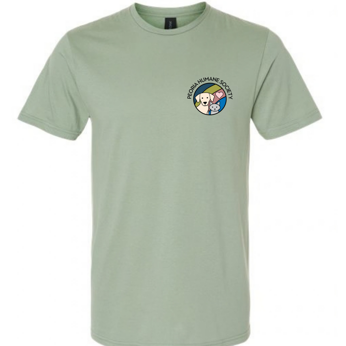 Peoria Humane Society Short Sleeve Tee - Full Color Image