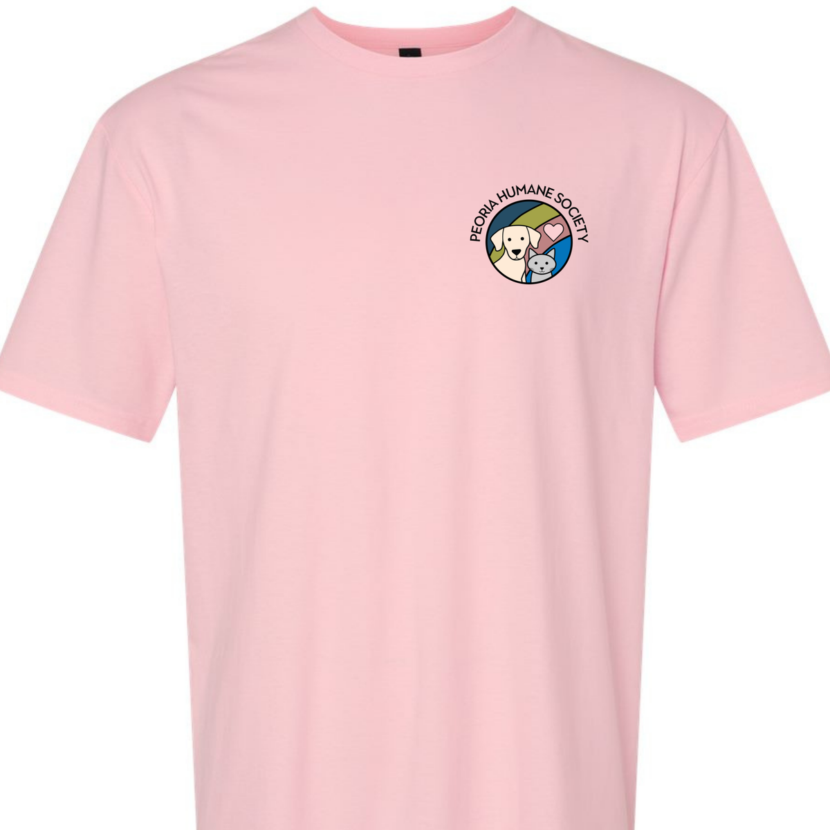 Peoria Humane Society Short Sleeve Tee - Full Color Image