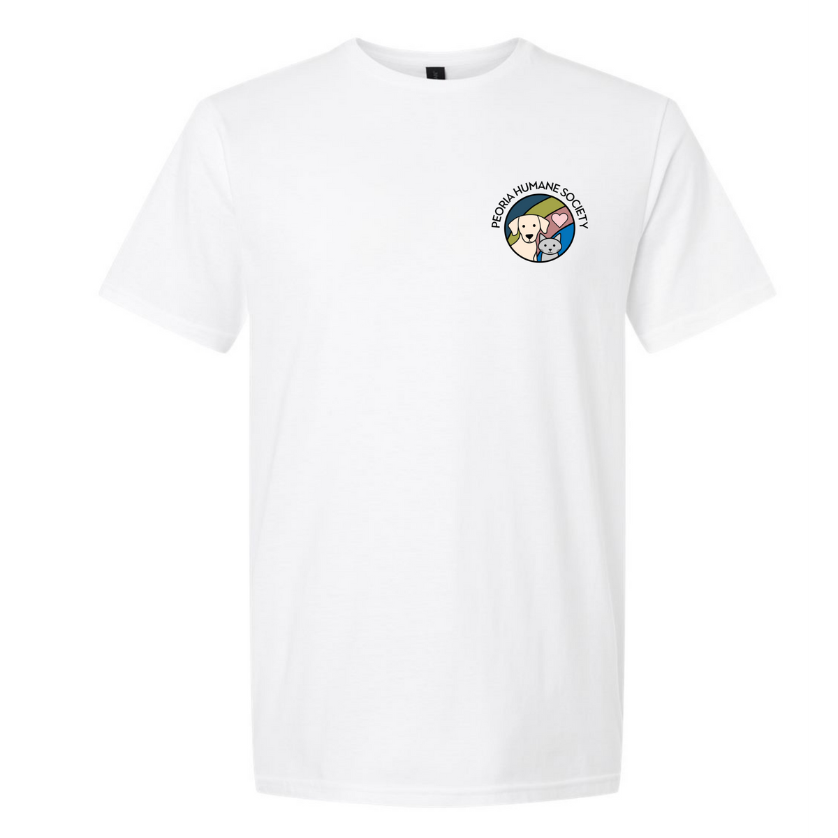 Peoria Humane Society Short Sleeve Tee - Full Color Image