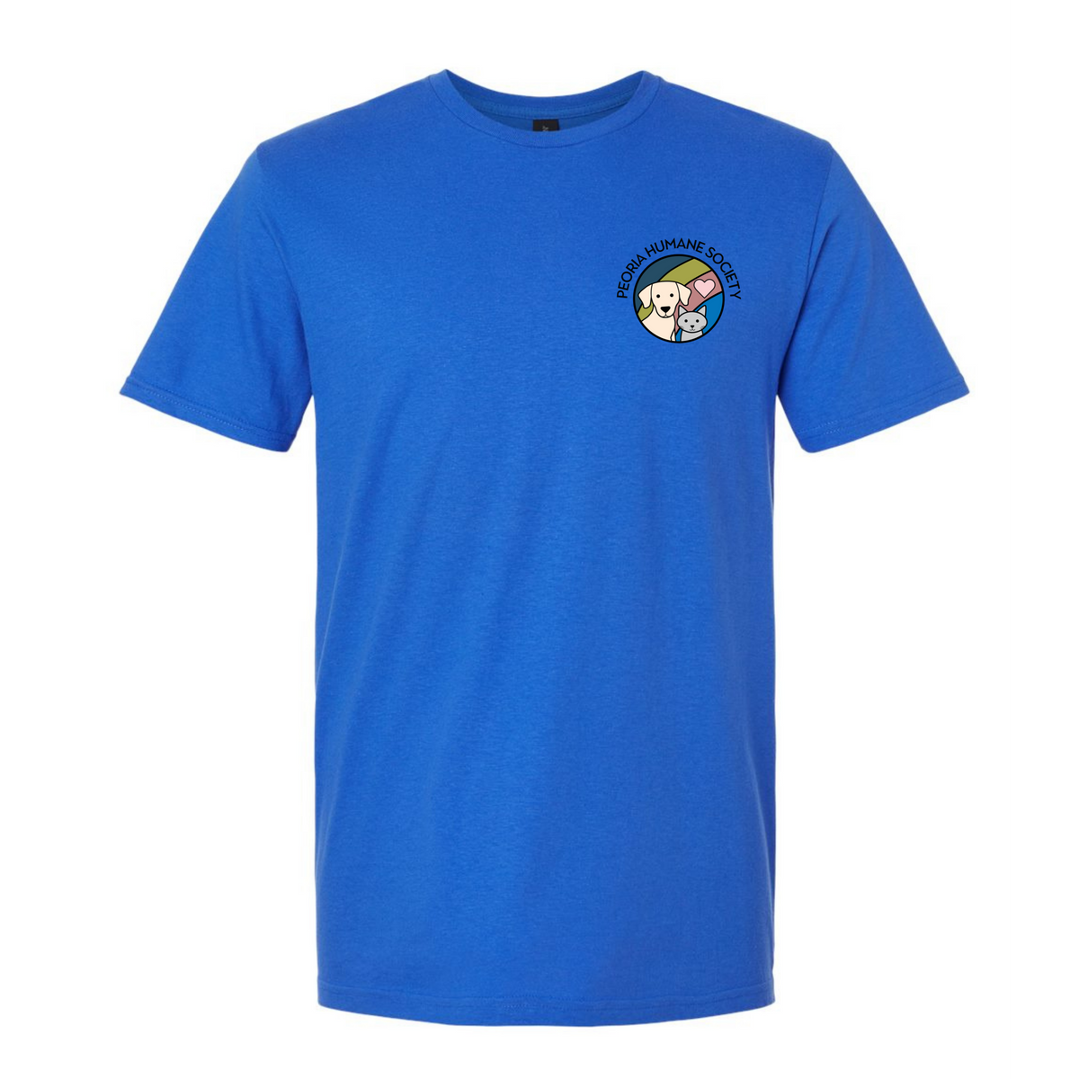 Peoria Humane Society Short Sleeve Tee - Full Color Image