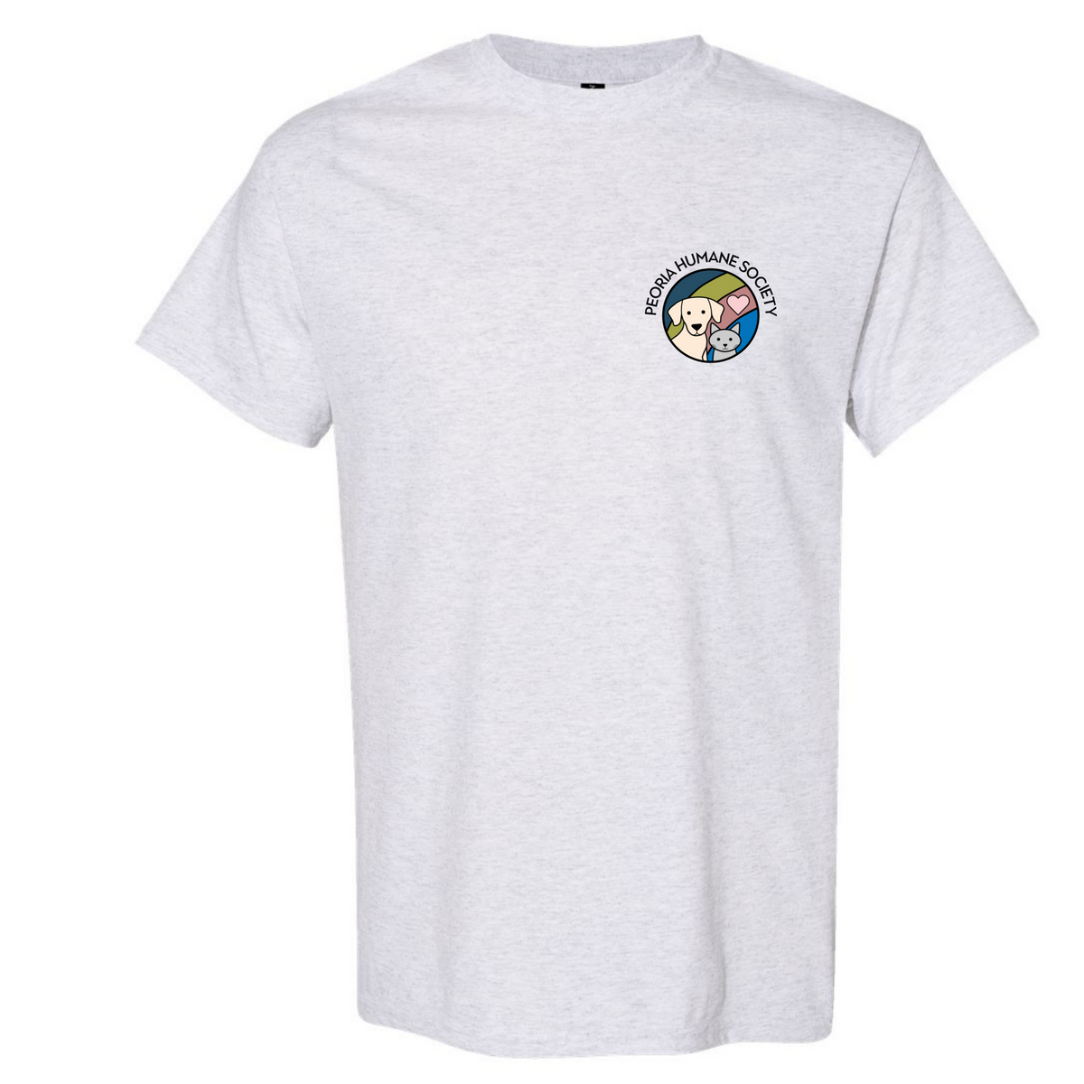Peoria Humane Society Short Sleeve Tee - Full Color Image